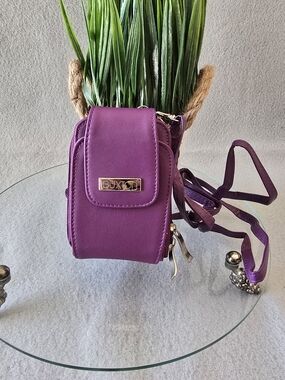 Buxton Purple Crossbody Phone Bag